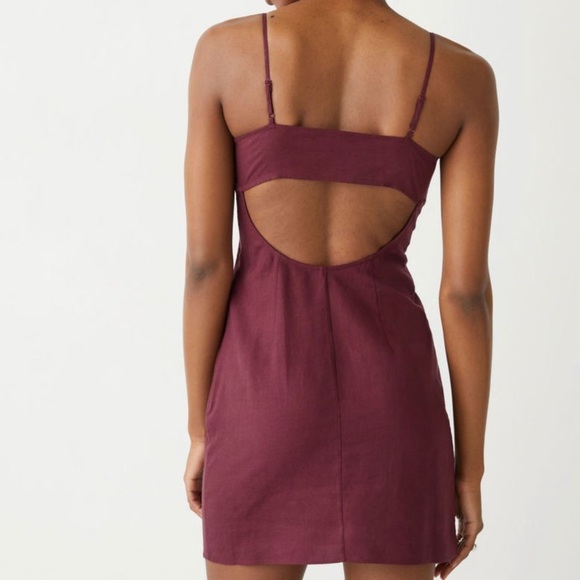 & OTHER STORIES Fitted Strappy Mini Dress size 6 - Picture 2 of 7